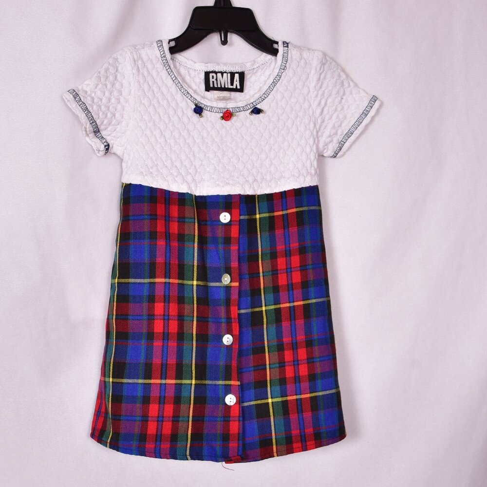 RMLA Girl's Plaid Dress Size 3T